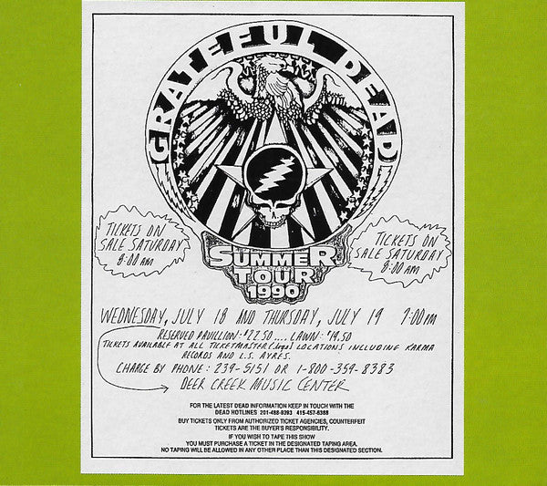 Dave's Picks, Volume 40 (3xCD)(Deer Creek Music Center, Noblesville, IN • 7/18-19/90 | Mint (M) Near Mint (NM) Get Cheap Vinyl