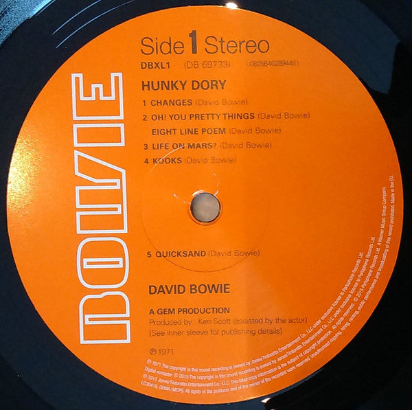 Hunky Dory | Mint (M) Mint (M) Get Cheap Vinyl
