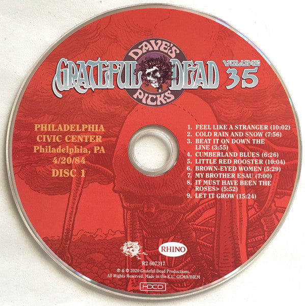 Dave's Picks, Volume 35 (3xCD)(Philadelphia Civic Center, Philadelphia, PA • 4/20/84) | Mint (M) Near Mint (NM) Get Cheap Vinyl