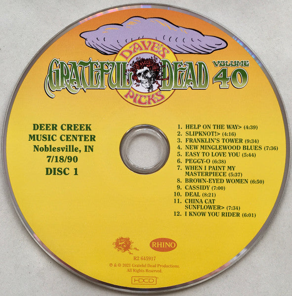Dave's Picks, Volume 40 (3xCD)(Deer Creek Music Center, Noblesville, IN • 7/18-19/90 | Mint (M) Near Mint (NM) Get Cheap Vinyl