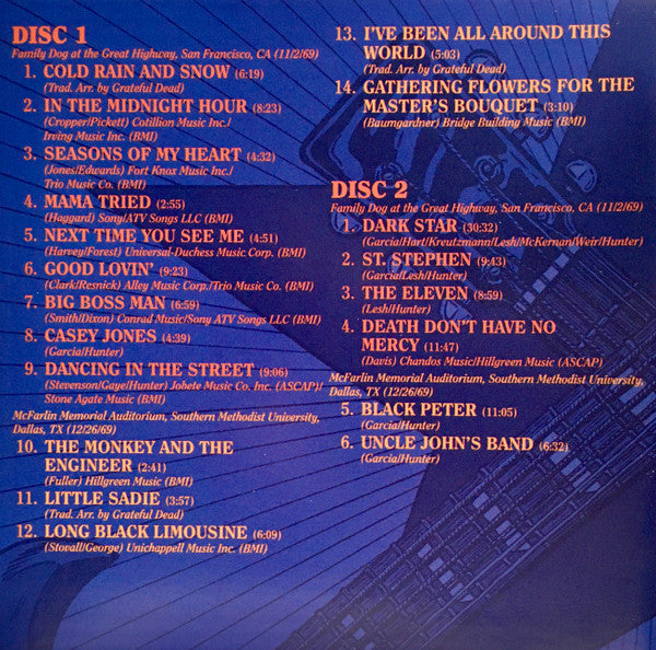 Dave's Picks, Volume 43 (3xCD)(San Francisco, 11/2/69 • Dallas, 12/26/69) | Mint (M) Near Mint (NM) Get Cheap Vinyl