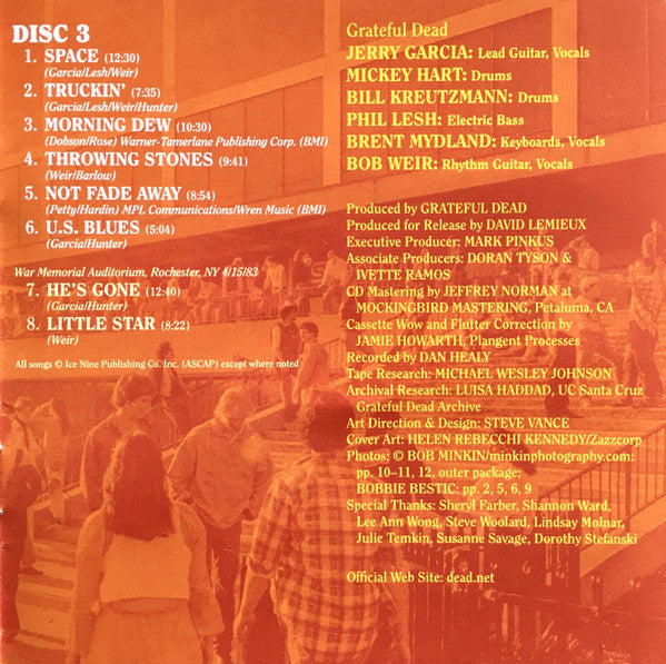 Dave's Picks, Volume 39 (3xCD)(The Spectrum, Philadelphia, PA • 4/26/83) | Mint (M) Near Mint (NM) Get Cheap Vinyl