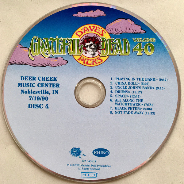 Dave's Picks, Volume 40 (3xCD)(Deer Creek Music Center, Noblesville, IN • 7/18-19/90 | Mint (M) Near Mint (NM) Get Cheap Vinyl