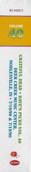 Dave's Picks, Volume 40 (3xCD)(Deer Creek Music Center, Noblesville, IN • 7/18-19/90 | Mint (M) Near Mint (NM) Get Cheap Vinyl