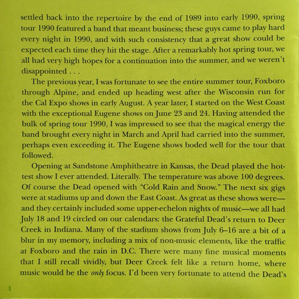 Dave's Picks, Volume 40 (3xCD)(Deer Creek Music Center, Noblesville, IN • 7/18-19/90 | Mint (M) Near Mint (NM) Get Cheap Vinyl