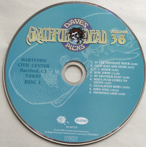 Dave's Picks, Volume 36 (CD BOX)(Hartford Civic Center, Hartford, CT • 3/26-27/87) | Mint (M) Near Mint (NM) Get Cheap Vinyl