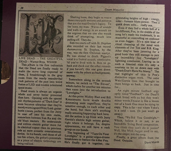 Dave's Picks, Volume 43 (3xCD)(San Francisco, 11/2/69 • Dallas, 12/26/69) | Mint (M) Near Mint (NM) Get Cheap Vinyl