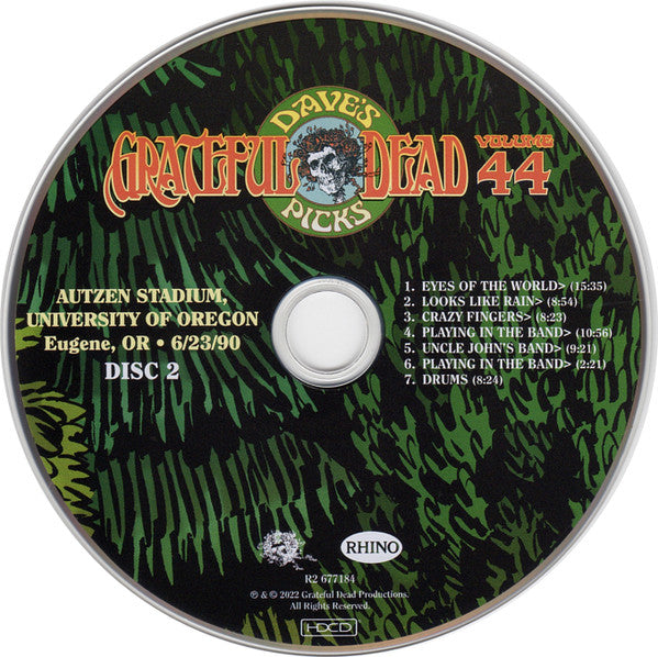 Dave's Picks, Volume 44 (3xCD)(Autzen Stadium, U. Of Oregon, Eugene, OR • 6/23/90) | Mint (M) Near Mint (NM) Get Cheap Vinyl