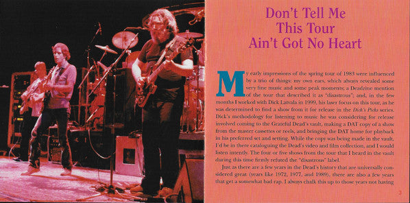 Dave's Picks, Volume 39 (3xCD)(The Spectrum, Philadelphia, PA • 4/26/83) | Mint (M) Near Mint (NM) Get Cheap Vinyl