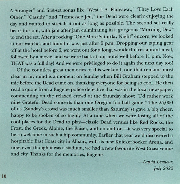 Dave's Picks, Volume 44 (3xCD)(Autzen Stadium, U. Of Oregon, Eugene, OR • 6/23/90) | Mint (M) Near Mint (NM) Get Cheap Vinyl