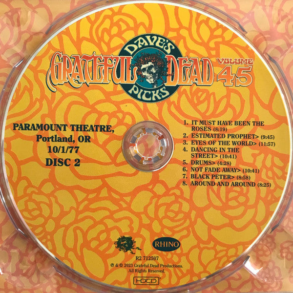 Dave's Picks, Volume 45 (4xCD)(Paramount Theatre, Portland, OR • 10/1-2/77) | Mint (M) Near Mint (NM) Get Cheap Vinyl