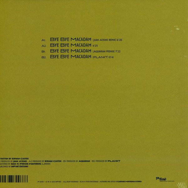 Bye Bye Macadam | Mint (M) Near Mint (NM) Get Cheap Vinyl