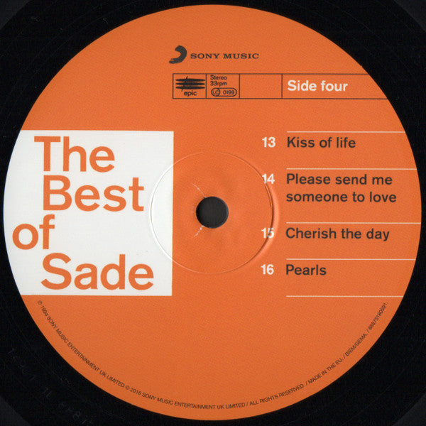 Sade The Best Of Sade Sony Music, Epic 2xLP, Comp, RE, Gat Mint (M) Mint (M) Get Cheap Vinyl