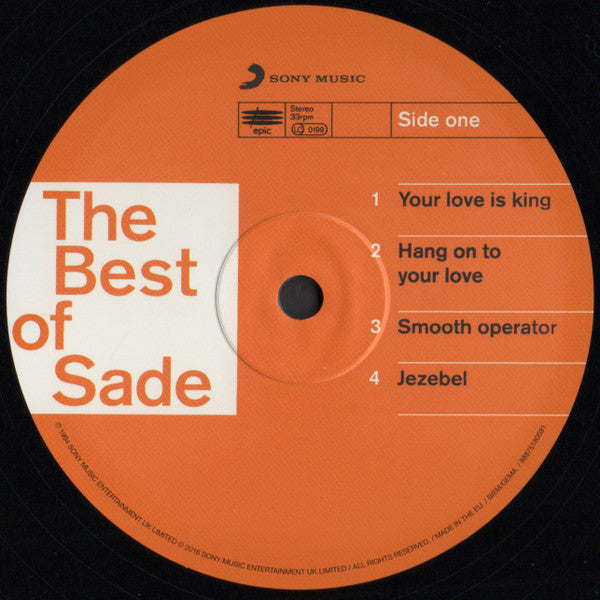 Sade The Best Of Sade Sony Music, Epic 2xLP, Comp, RE, Gat Mint (M) Mint (M) Get Cheap Vinyl