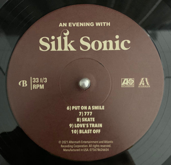 Silk Sonic An Evening With Silk Sonic Atlantic, Aftermath Entertainment LP, Album, RE Mint (M) Mint (M) Get Cheap Vinyl