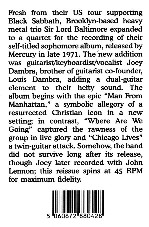 Sir Lord Baltimore | Mint (M) Mint (M) Get Cheap Vinyl