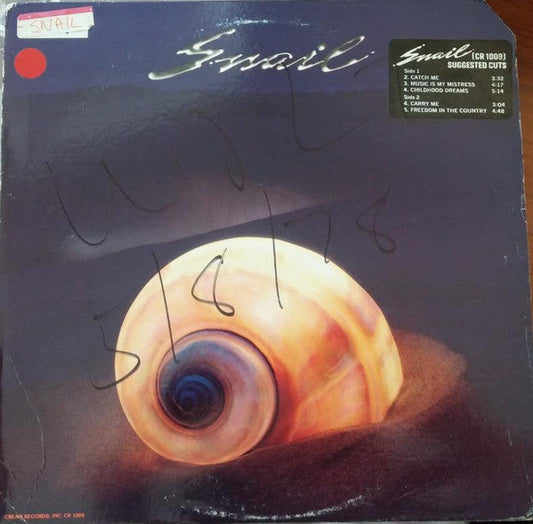 Snail | Very Good Plus (VG+) Very Good (VG) Get Cheap Vinyl
