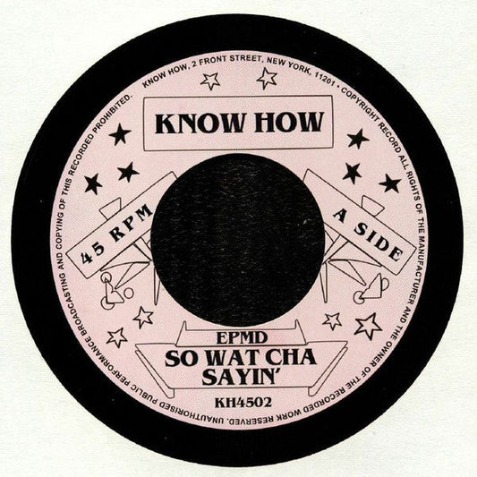 So What Cha Sayin' / You Gots To Chill | Mint (M) Generic Get Cheap Vinyl