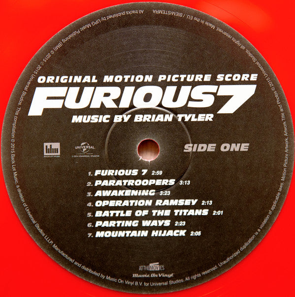 Furious 7 (Original Motion Picture Score) | Mint (M) Mint (M) Get Cheap Vinyl