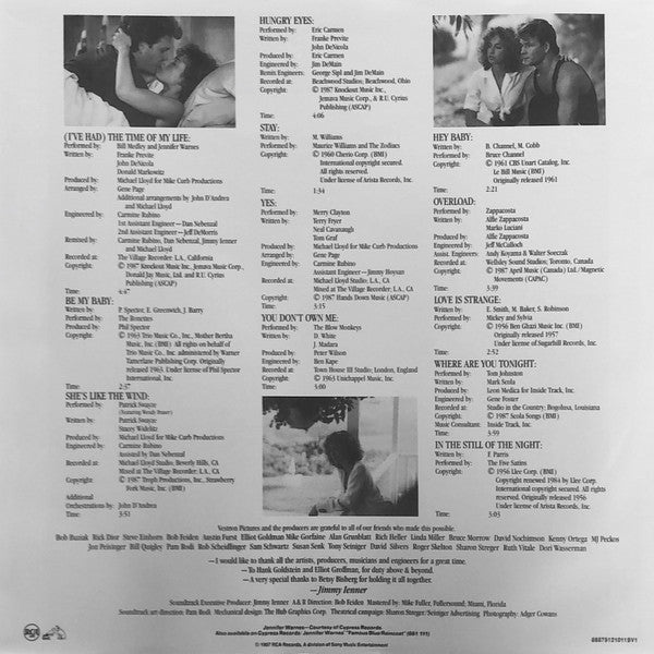 Dirty Dancing (Original Soundtrack From The Vestron Motion Picture) | Mint (M) Mint (M) Get Cheap Vinyl