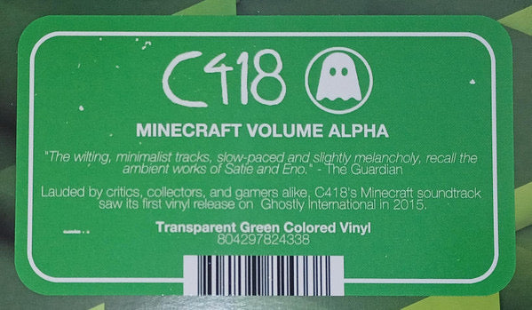 Minecraft Volume Alpha (TRANSPARENT GREEN VINYL) | Mint (M) Mint (M) Get Cheap Vinyl