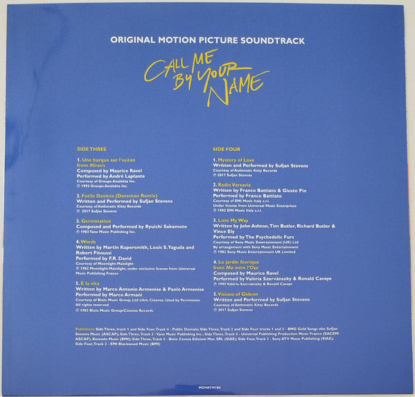 Call Me By Your Name (TRANSLUCENT PINK VINYL) | Mint (M) Mint (M) Get Cheap Vinyl