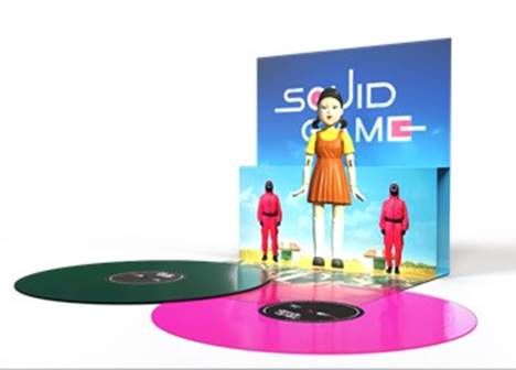 Squid Game (Soundtrack 2LP Pink + Green 180g Gatefold Vinyl) | Mint (M) Mint (M) Get Cheap Vinyl