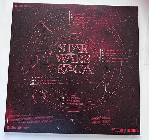 Music from the Star Wars Saga. Episodes I, II, III, IV, V, VI (TRANSLUCENT RED) | Mint (M) Mint (M) Get Cheap Vinyl