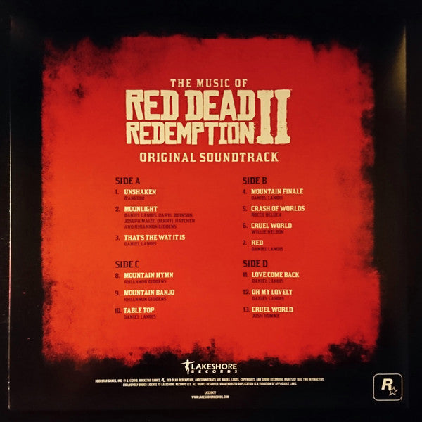 The Music Of Red Dead Redemption II (TRANSPARENT RED 180g VINYL) | Mint (M) Mint (M) Get Cheap Vinyl