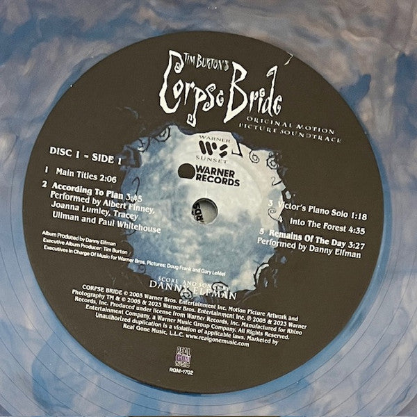 Tim Burton's Corpse Bride (IRIDESCENT BLUE VINYL | Mint (M) Mint (M) Get Cheap Vinyl