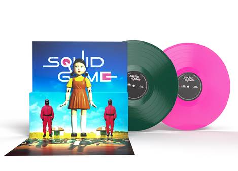 Squid Game (Soundtrack 2LP Pink + Green 180g Gatefold Vinyl) | Mint (M) Mint (M) Get Cheap Vinyl