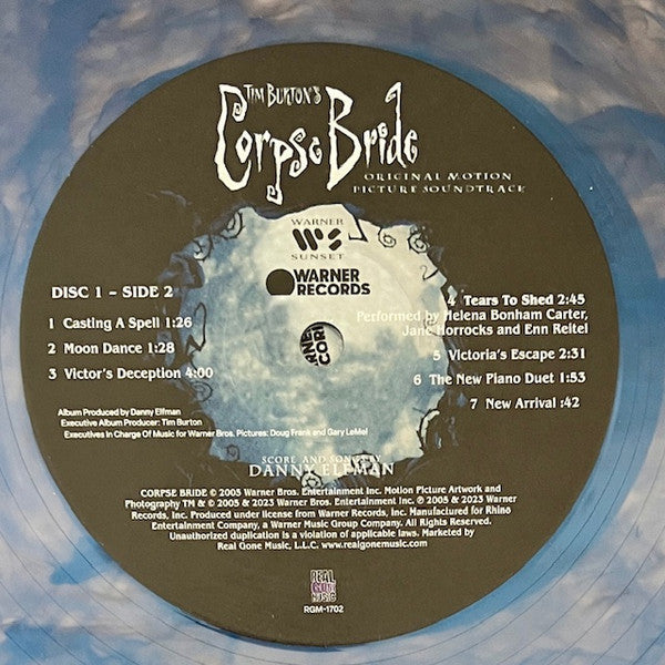 Tim Burton's Corpse Bride (IRIDESCENT BLUE VINYL | Mint (M) Mint (M) Get Cheap Vinyl