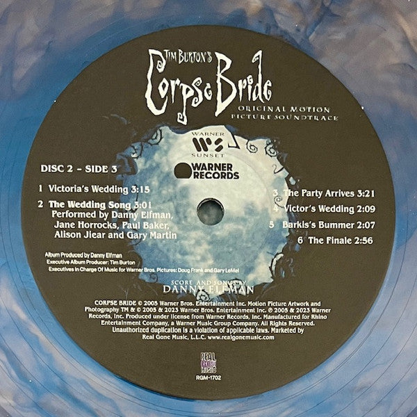 Tim Burton's Corpse Bride (IRIDESCENT BLUE VINYL | Mint (M) Mint (M) Get Cheap Vinyl