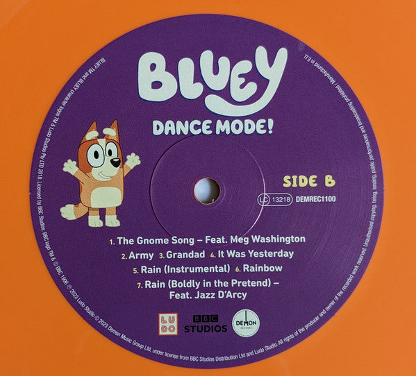 Bluey Dance Mode! (ORANGE VINYL) | Mint (M) Mint (M) Get Cheap Vinyl