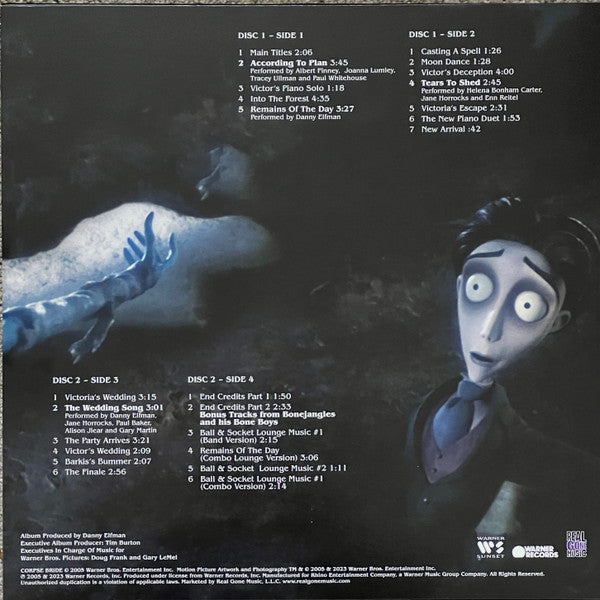 Tim Burton's Corpse Bride (IRIDESCENT BLUE VINYL | Mint (M) Mint (M) Get Cheap Vinyl