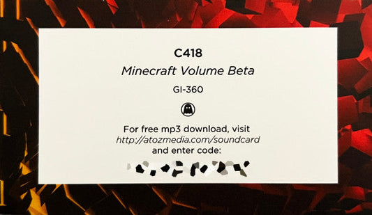 Minecraft Volume Beta (RED + YELLOW SPLATTER VINYL) | Mint (M) Mint (M) Get Cheap Vinyl