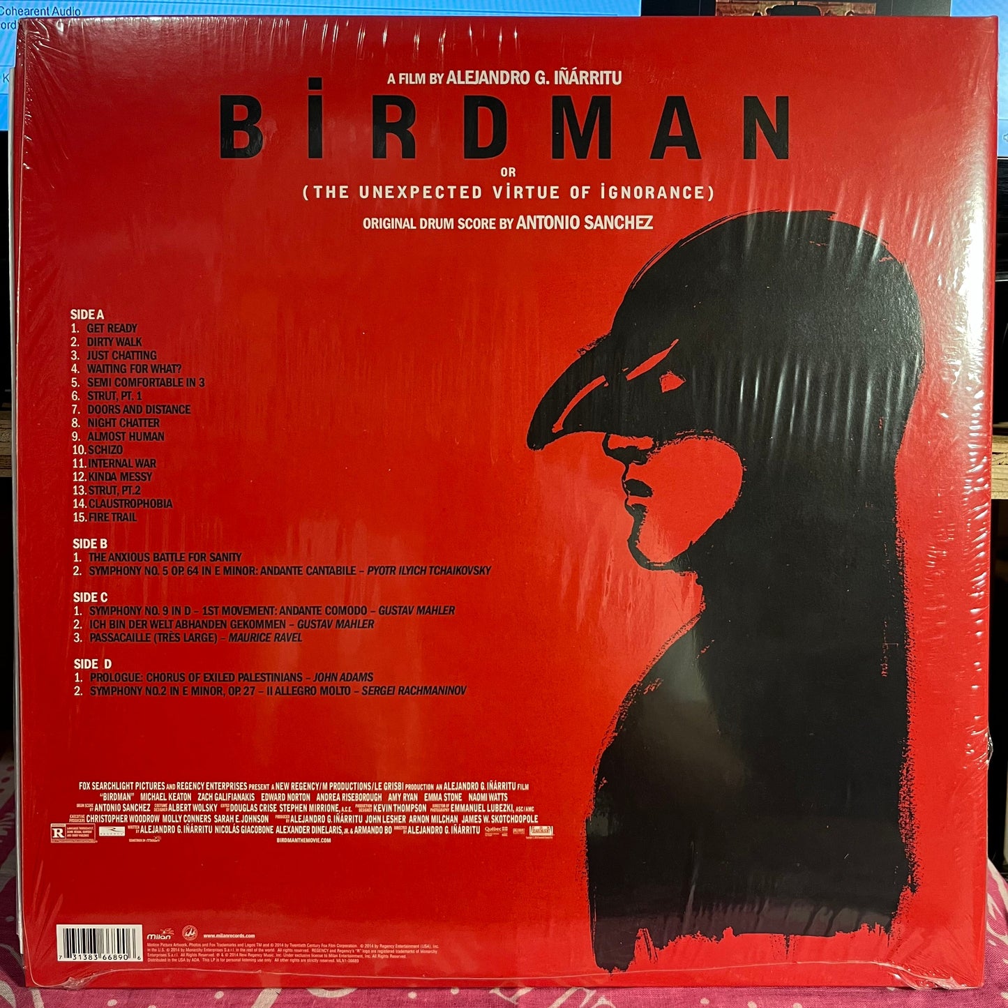 Birdman Or (The Unexpected Virtue Of Ignorance) (Original Drum Score By Antonio Sanchez) *NEW* | Mint (M) Mint (M) Get Cheap Vinyl