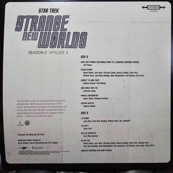 Star Trek Strange New Worlds Season 2 - Subspace Rhapsody (Original Series Soundtrack) | Mint (M) Mint (M) Get Cheap Vinyl