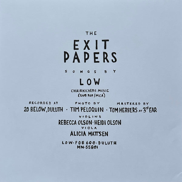 The Exit Papers (A Soundtrack By Low) (METALLIC GOLD VINYL) | Mint (M) Mint (M) Get Cheap Vinyl