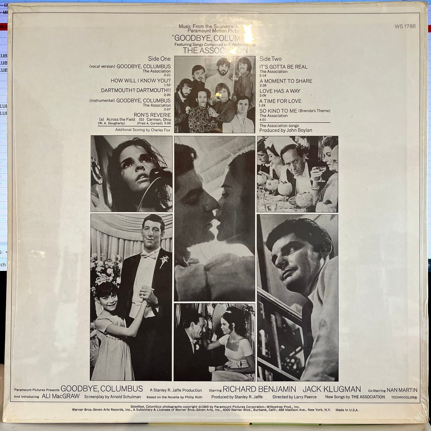 Music From The Sound Track Of The Paramount Motion Picture "Goodbye, Columbus" *SEALED* | Mint (M) Mint (M) Get Cheap Vinyl