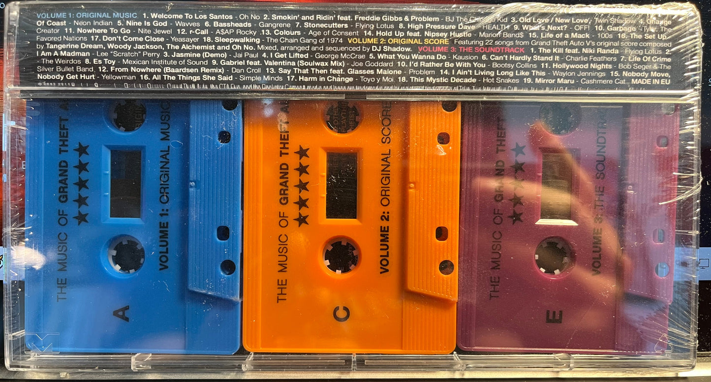 Grand Theft Auto V *3xCassette* | Mint (M) Mint (M) Get Cheap Vinyl