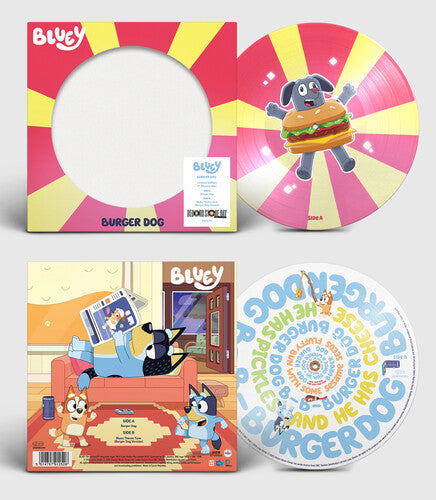Burger Dog / Bluey Theme Tune (Burger Dog Version)(2025 RSD Exclusive, Limited Edition, 7" Picture Disc Vinyl) | Mint (M) Mint (M) Get Cheap Vinyl