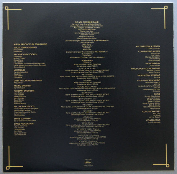 The Jazz Singer (Original Songs From The Motion Picture) | Excellent (EX) Excellent (EX) Get Cheap Vinyl