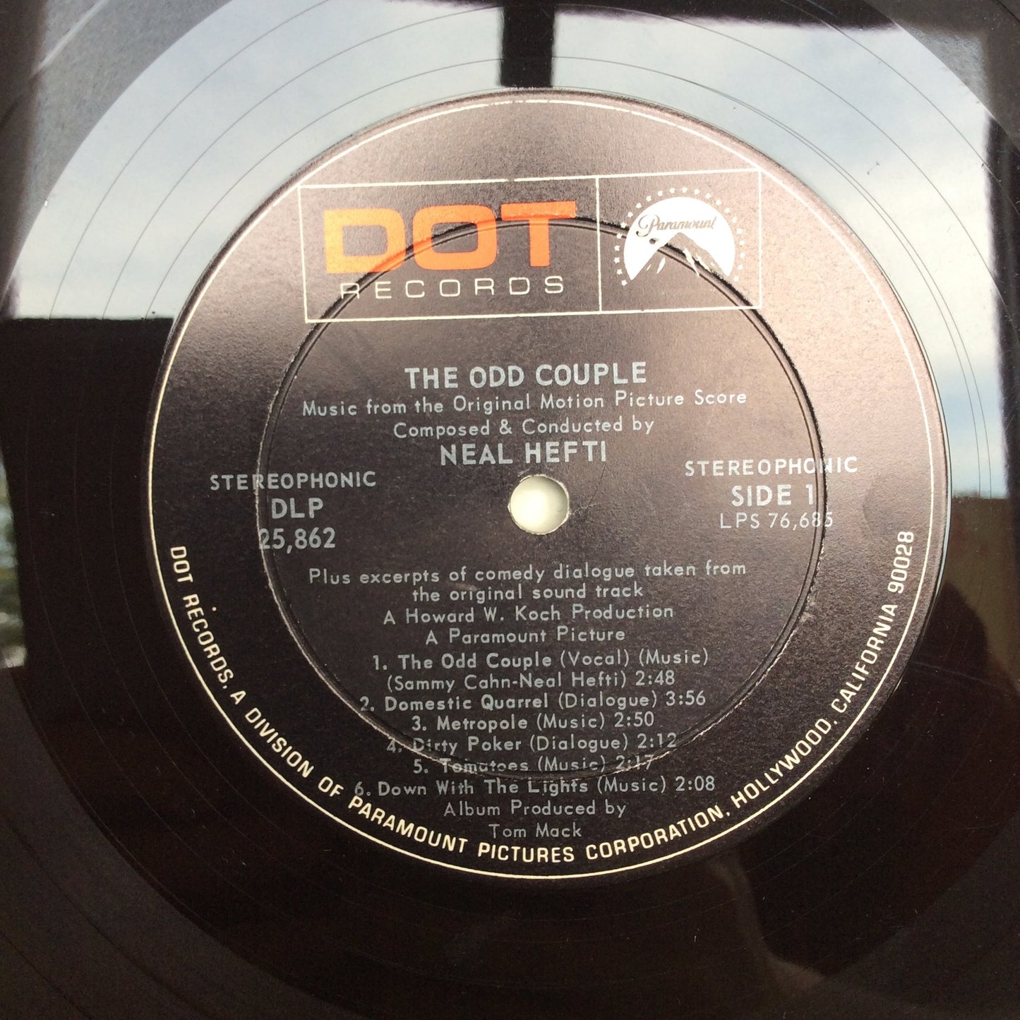 The Odd Couple (Music From The Original Motion Picture Score) (VINYL) | Excellent+ (EX+) Very Good Plus (VG+) Get Cheap Vinyl