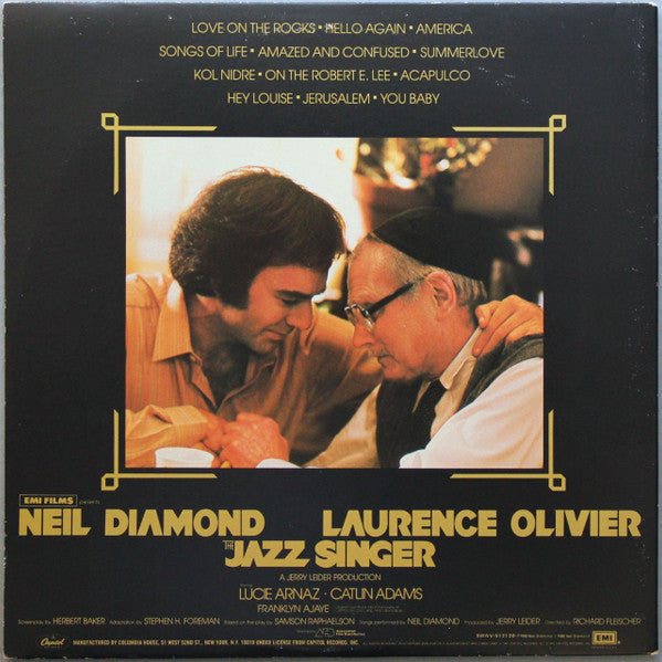 The Jazz Singer (Original Songs From The Motion Picture) | Excellent (EX) Excellent (EX) Get Cheap Vinyl