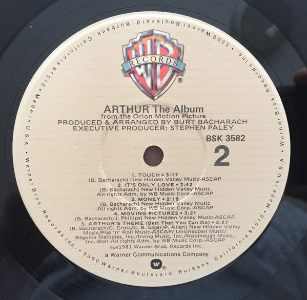 Arthur (The Album) (VINYL) | Excellent (EX) Excellent (EX) Get Cheap Vinyl