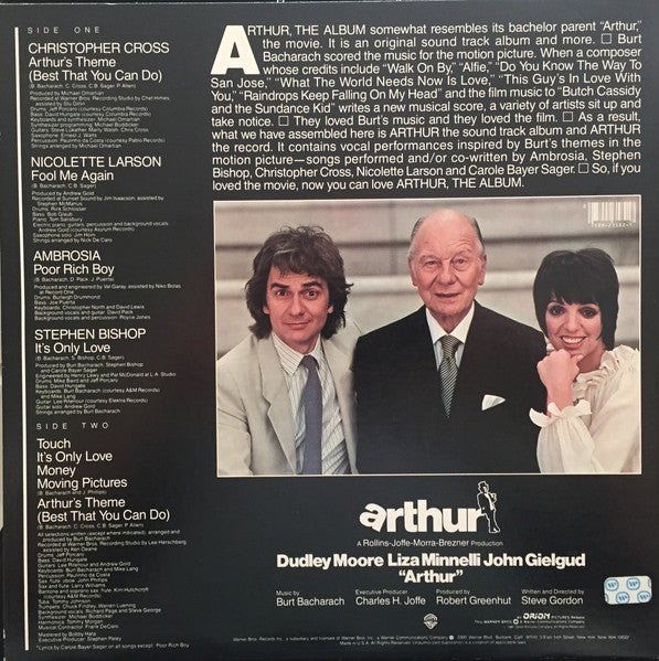 Arthur (The Album) (VINYL) | Excellent (EX) Excellent (EX) Get Cheap Vinyl