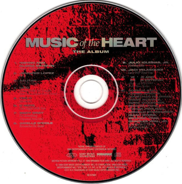 Music Of The Heart (The Album) (CD) | Near Mint (NM) Near Mint (NM) Get Cheap Vinyl