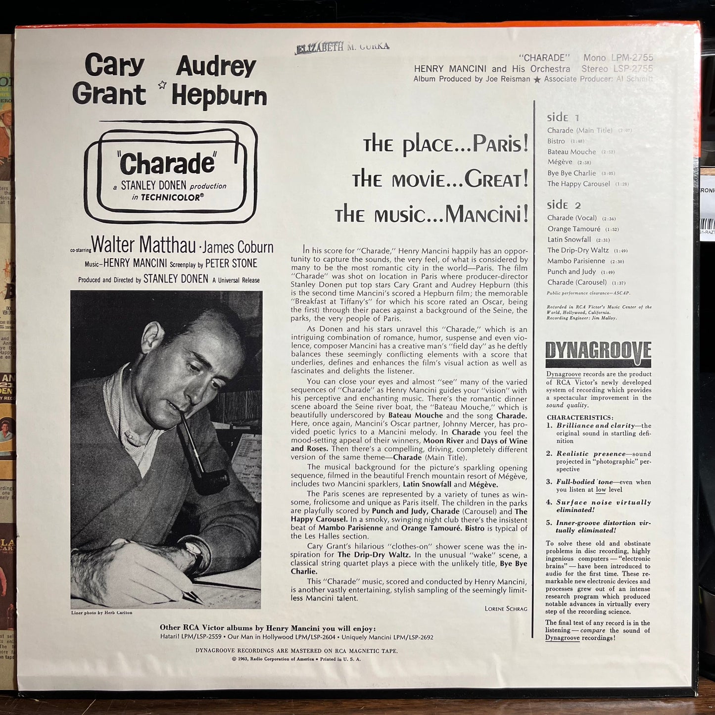 Charade (VINYL) | Near Mint (NM) Near Mint (NM) Get Cheap Vinyl