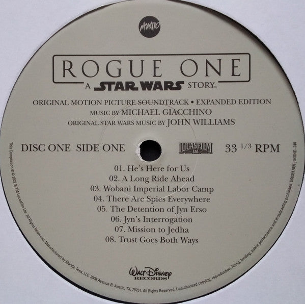 Rogue One: A Star Wars Story (Original Motion Picture Soundtrack Expanded Edition) (4xVINYL BOX) | Near Mint (NM) Near Mint (NM) Get Cheap Vinyl